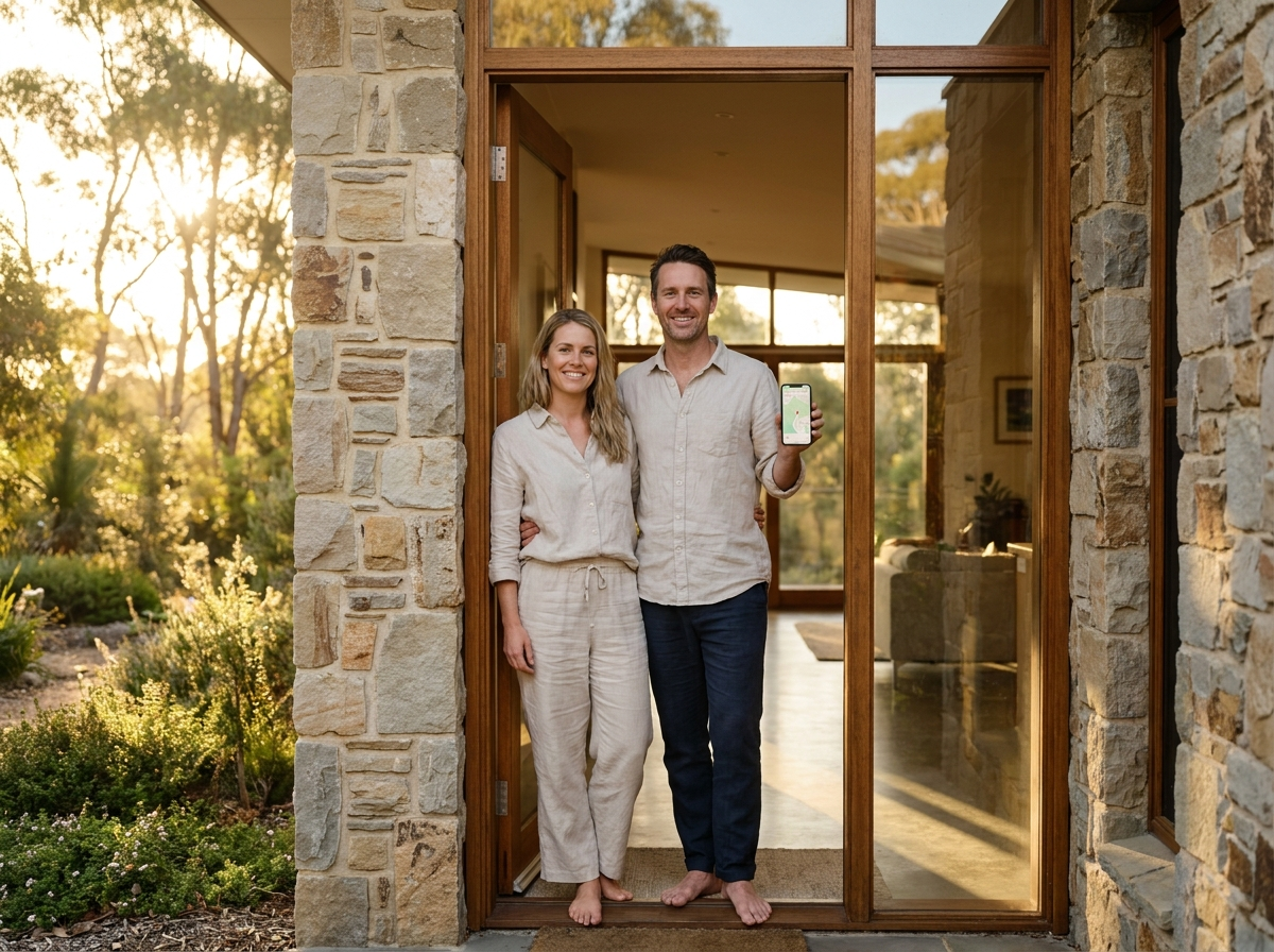 Homeowners who sold with Unreserved, app in hand